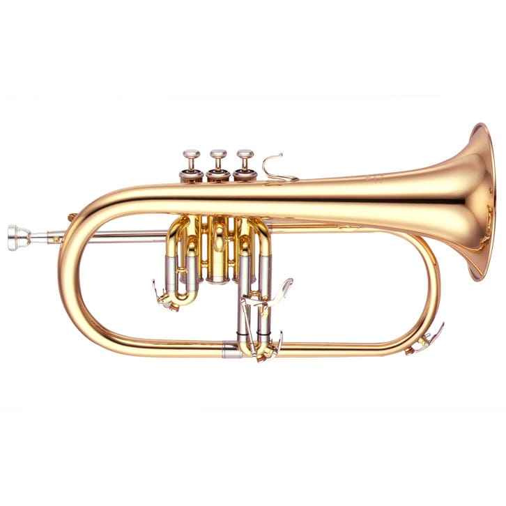 Yamaha YFH631G Flugelhorn Red Brass Bell (YFH-631G)