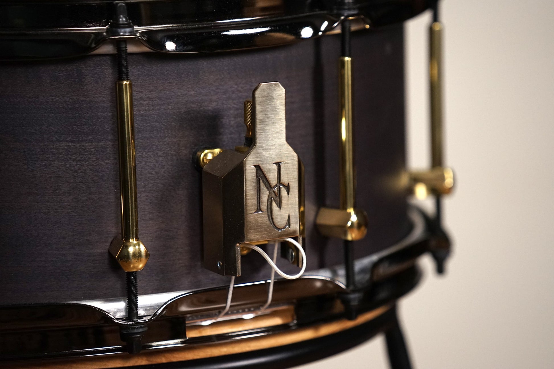 Noble and Cooley 14x6" Classic Maple Snare - Blackwash Matte