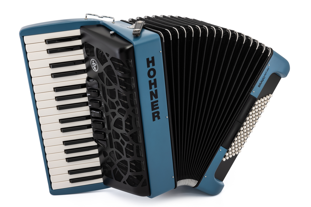 Hohner Bravo III 72 myColour Accordian - Water