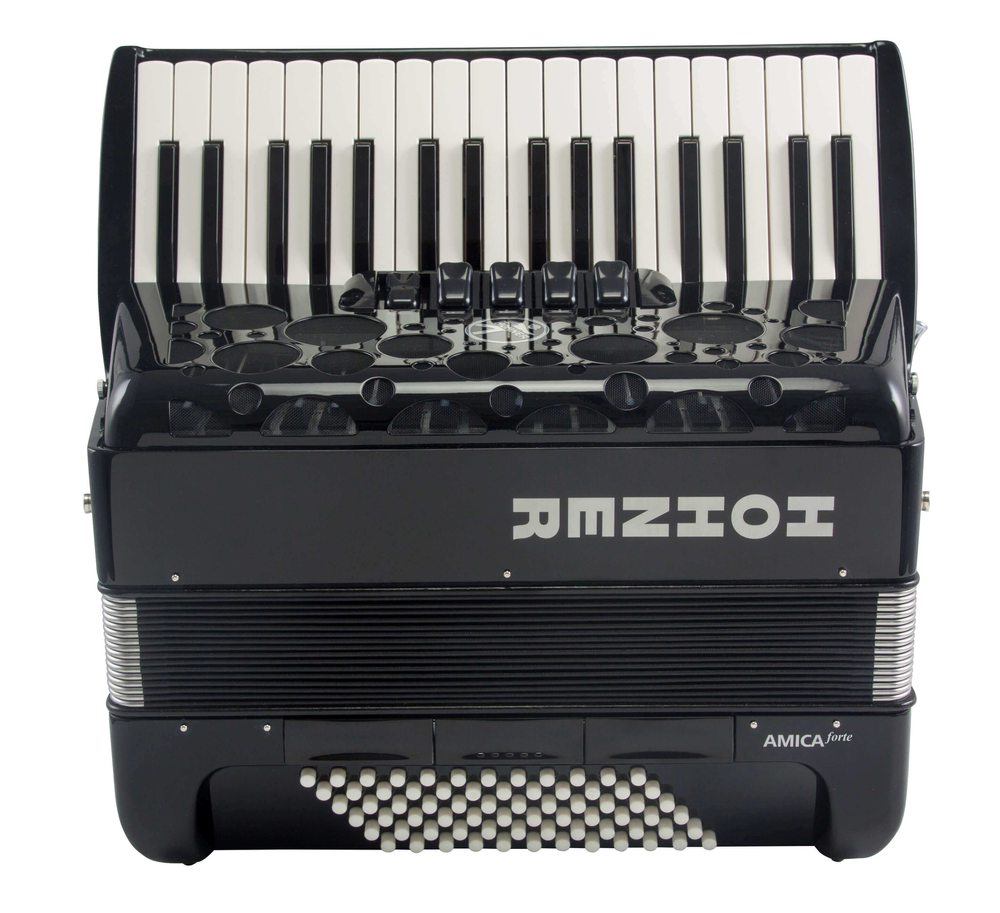 Hohner Amica Forte III 72 Accordian - Black