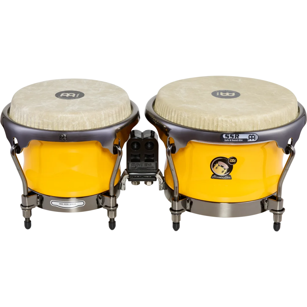 Meinl AA400SY Bongo - Alexandra Alban - 7" & 8 1/2" -Sunrise Yellow