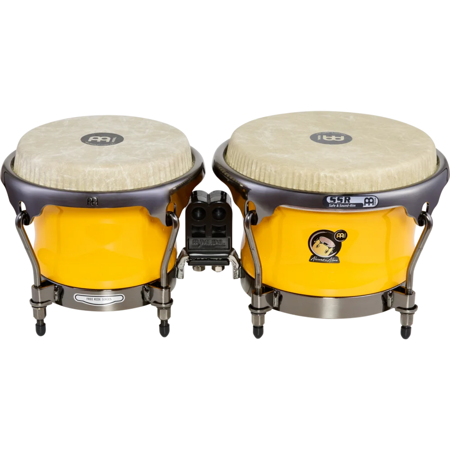 Meinl AA400SY Bongo - Alexandra Alban - 7" & 8 1/2" -Sunrise Yellow