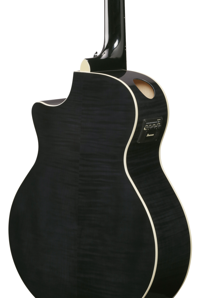 Ibanez AE170 Acoustic Guitar - Transparent Black High Gloss