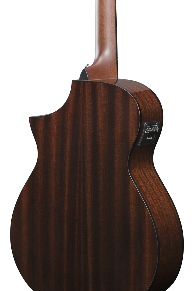 Ibanez AEWC16QA Acoustic Guitar - Transparent Blue Sunburst High Gloss top / Natural High Gloss back and sides