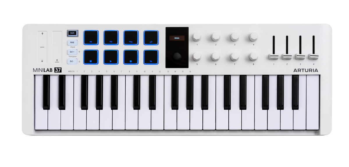 Arturia Minilab 37 Keyboard Controller - White