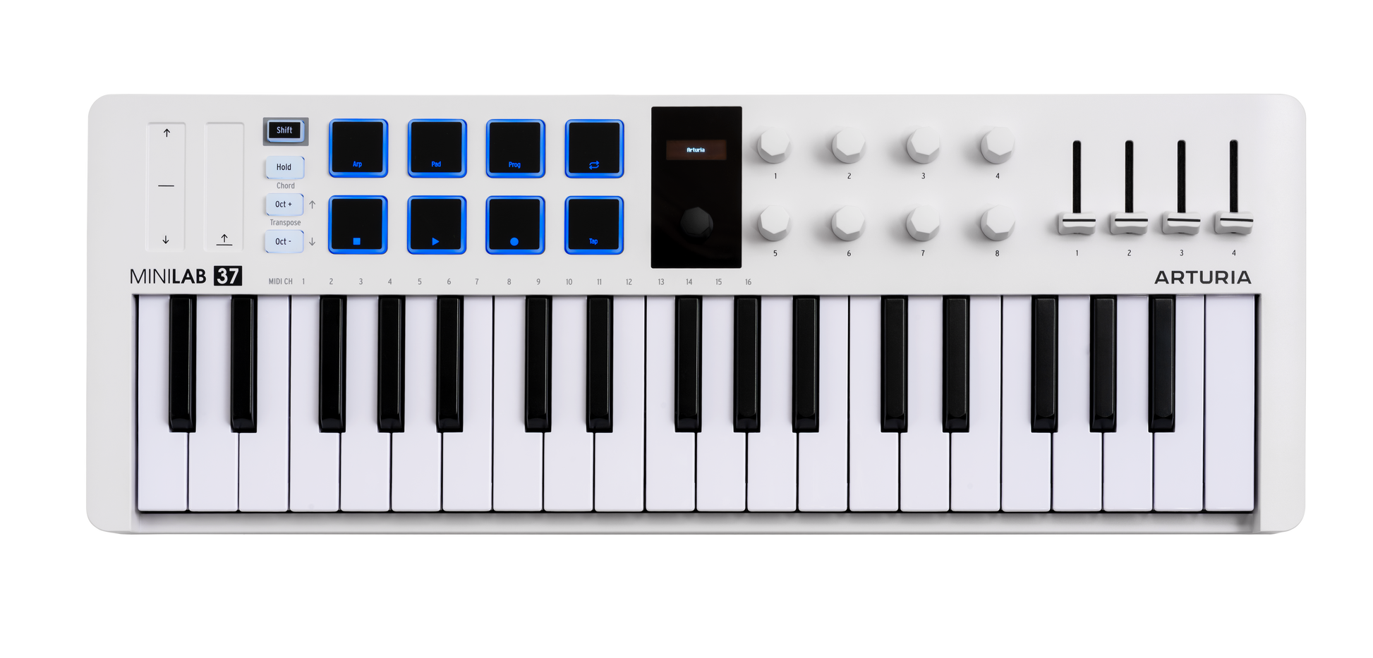 Arturia Minilab 37 Keyboard Controller - White