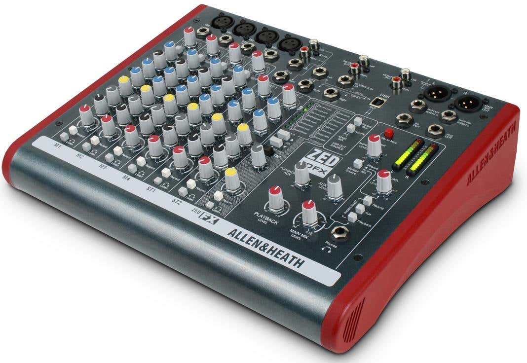 Allen and Heath ZED10FX Compact Mixer