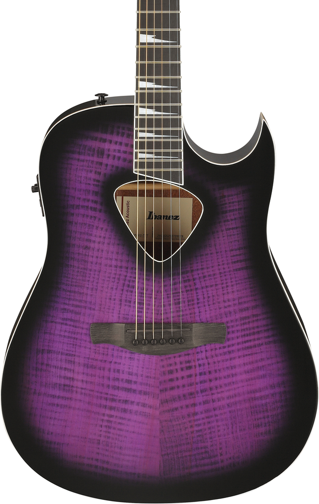 Ibanez ALT50FA Acoustic Guitar - Transparent Violet Sunburst High Gloss
