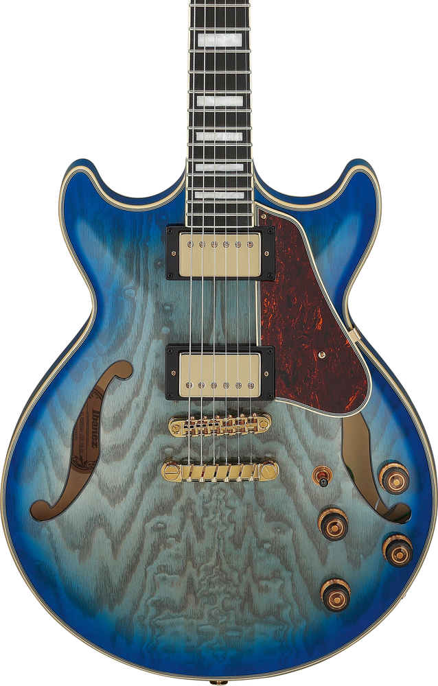 Ibanez AM93QA Electric Guitar - Jet Blue Burst