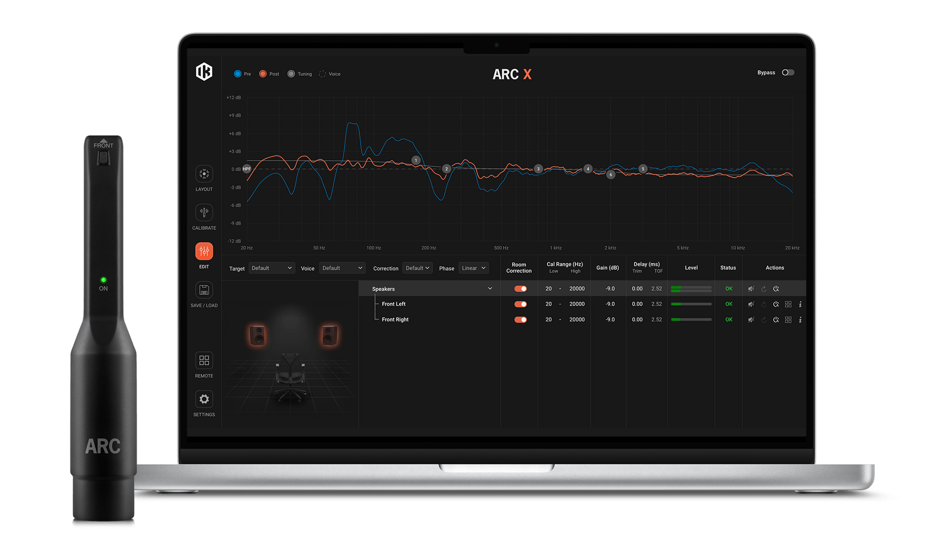IK ARC X Advanced Room Correction Software + MEMS Measurement Microphone