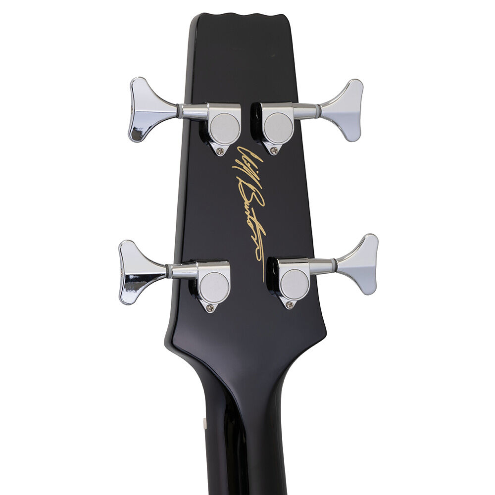 Aria Pro II SB-CLB Cliff Burton Signature Electric Bass Guitar - Black - Limited Edition