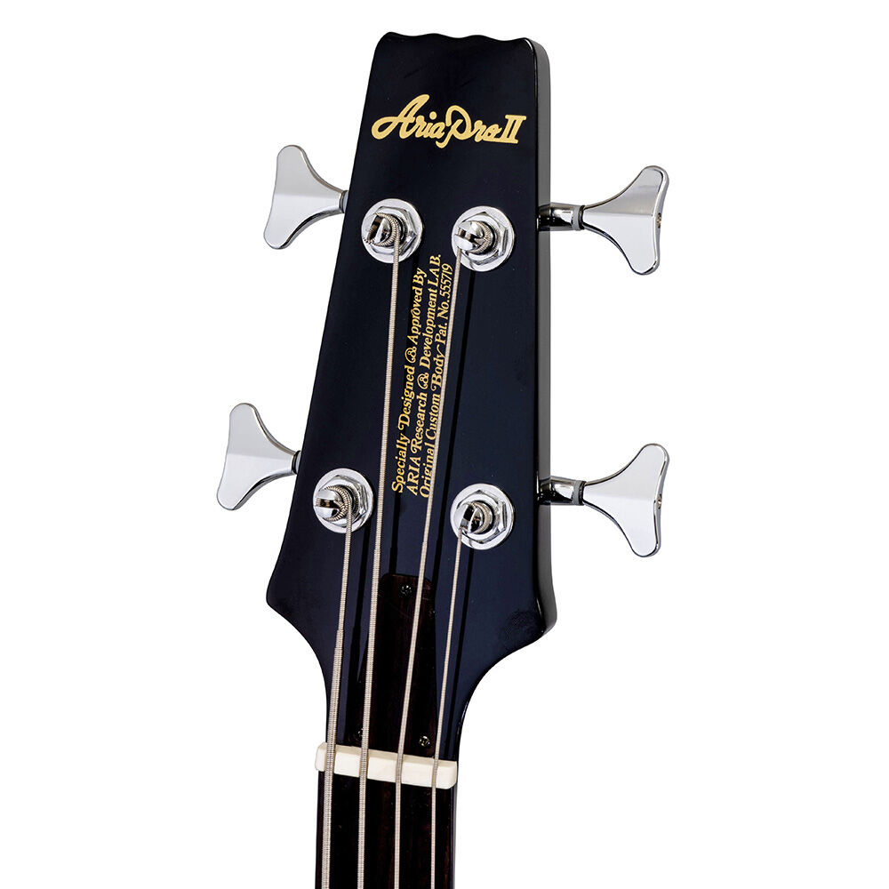 Aria Pro II SB-CLB Cliff Burton Signature Electric Bass Guitar - Black - Limited Edition