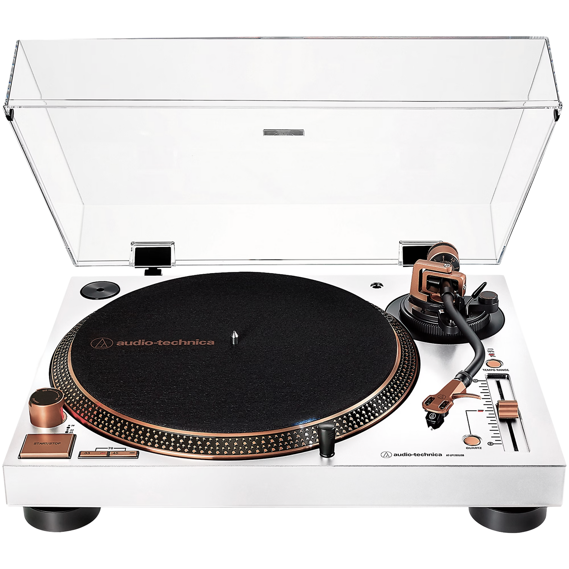 Audio Technica LP120XBT-USB Turntable - Limited Edition White Bronze
