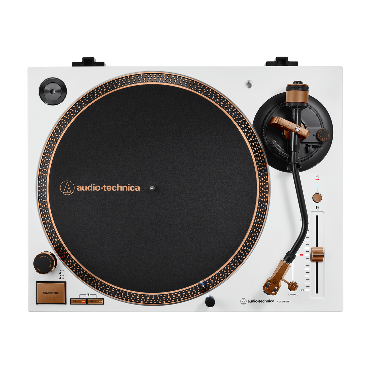 Audio Technica LP120XBT-USB Turntable - Limited Edition White Bronze