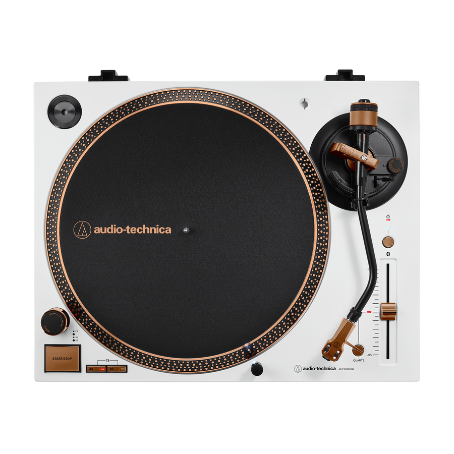 Audio Technica LP120XBT-USB Turntable - Limited Edition White Bronze