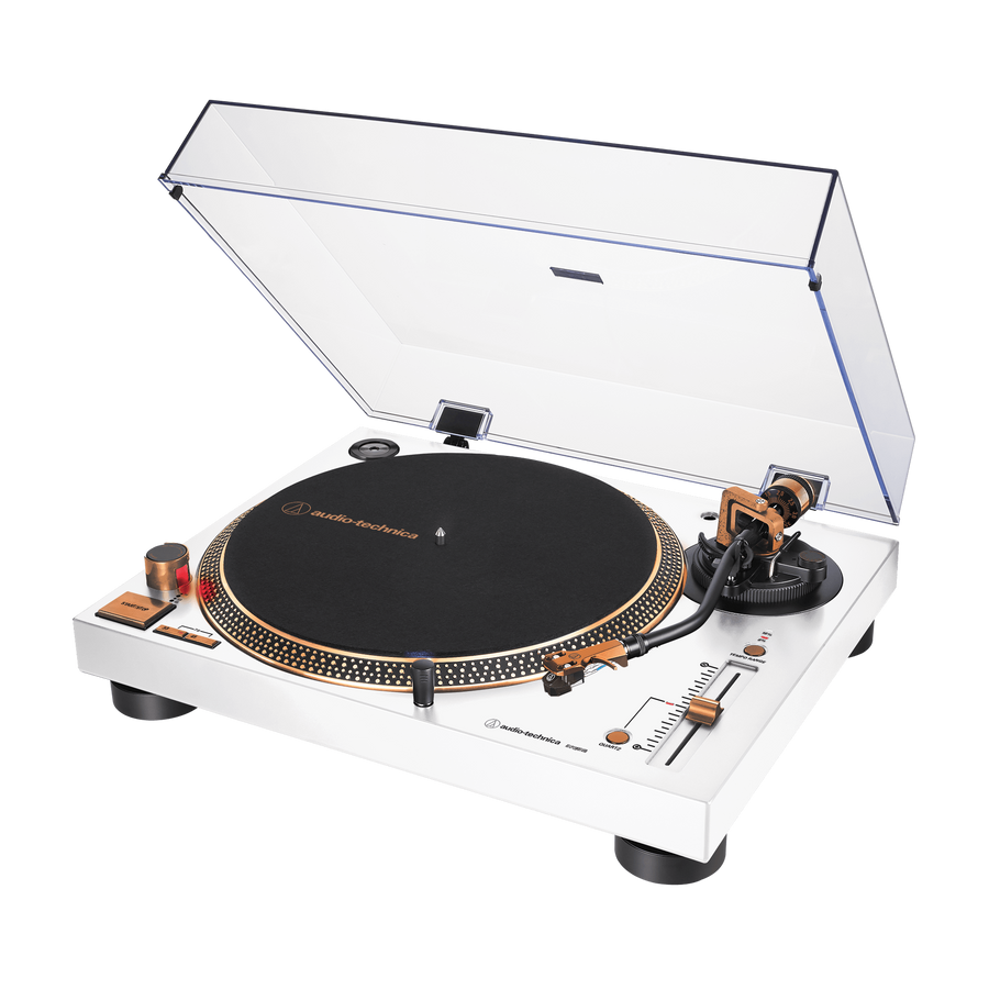 Audio Technica LP120XBT-USB Turntable - Limited Edition White Bronze