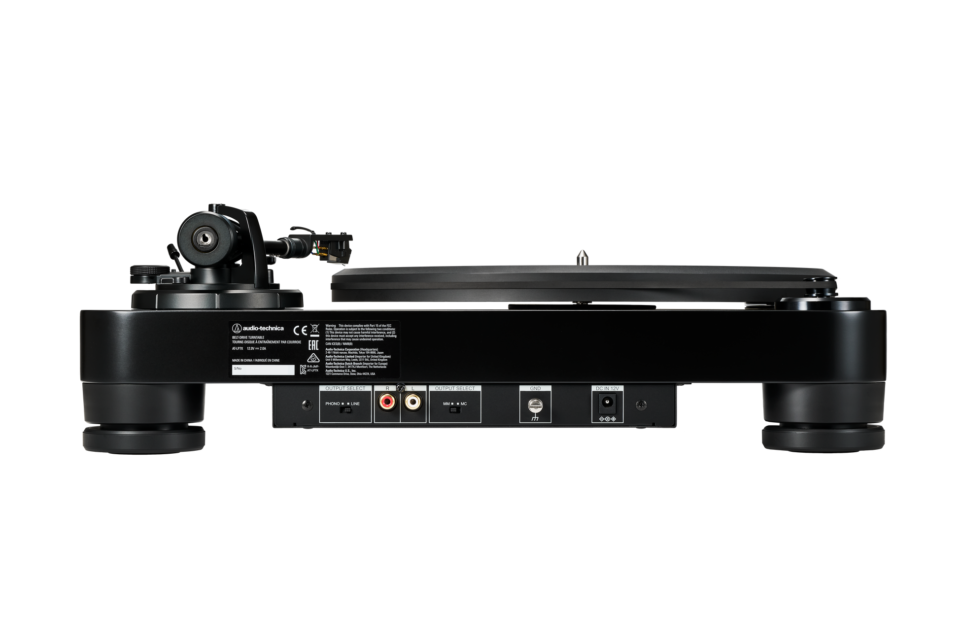 Audio Technica LP7X Fully Manual Belt-Drive Turntable