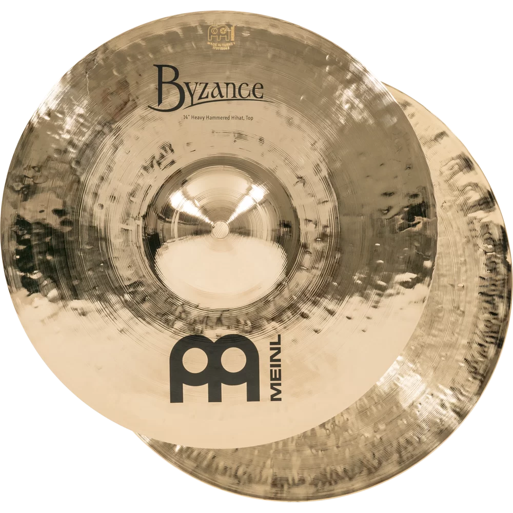 Meinl Byzance Brilliant Heavy Hammered 14" Hi Hats