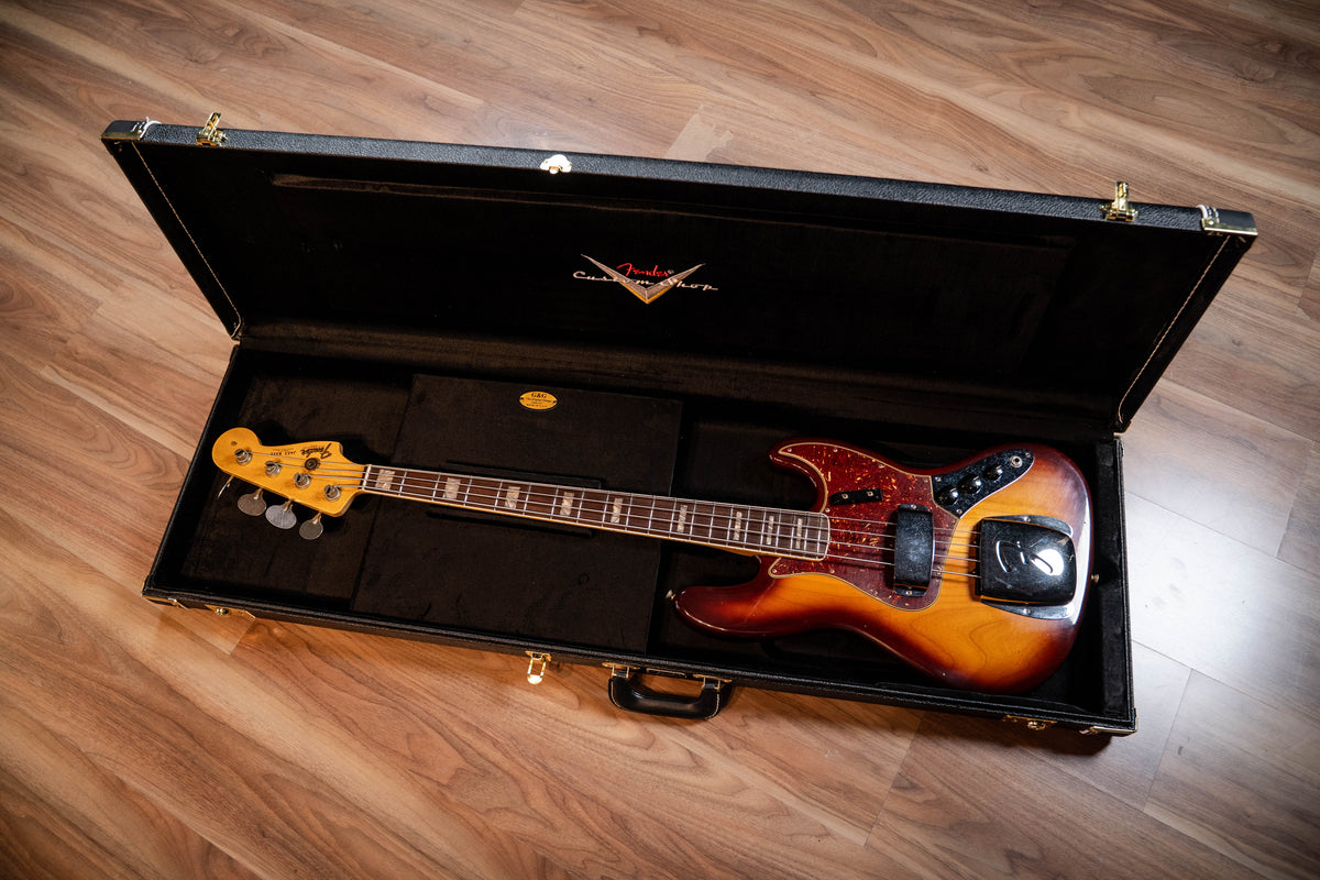 Fender Custom Shop 1966 Jazz Bass - Journeyman Relic - Tobacco Sunburst