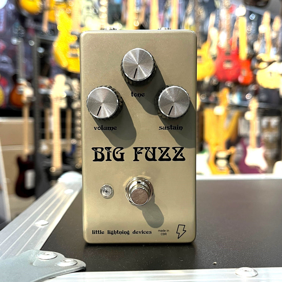Little Lightning Devices BIG FUZZ Pedal - Violet Era Logo