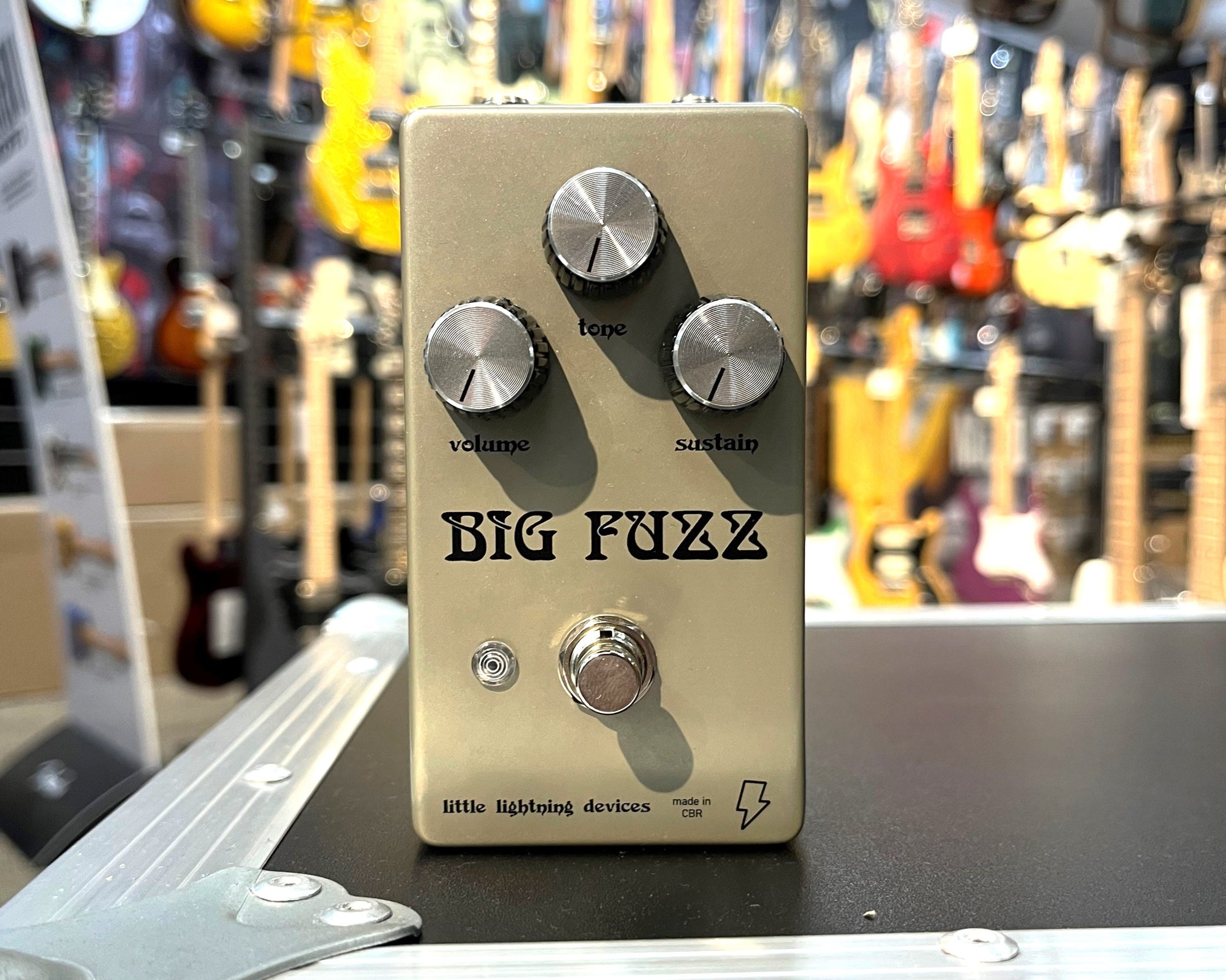 Little Lightning Devices BIG FUZZ Pedal - Violet Era Logo