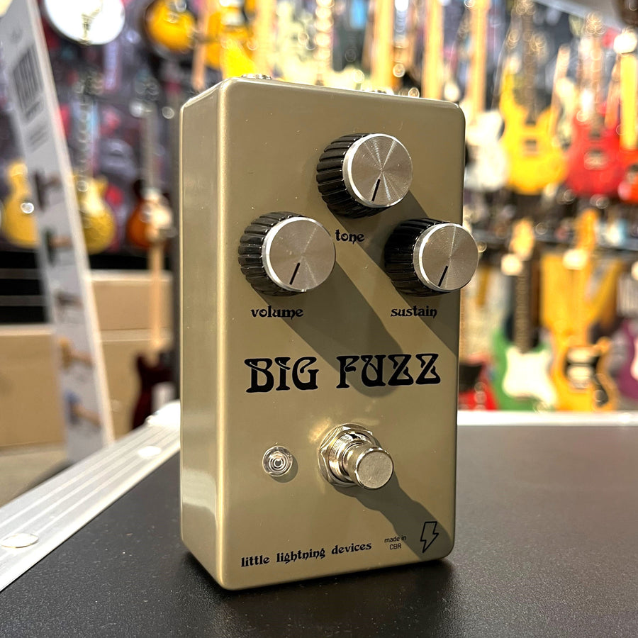 Little Lightning Devices BIG FUZZ Pedal - Violet Era Logo