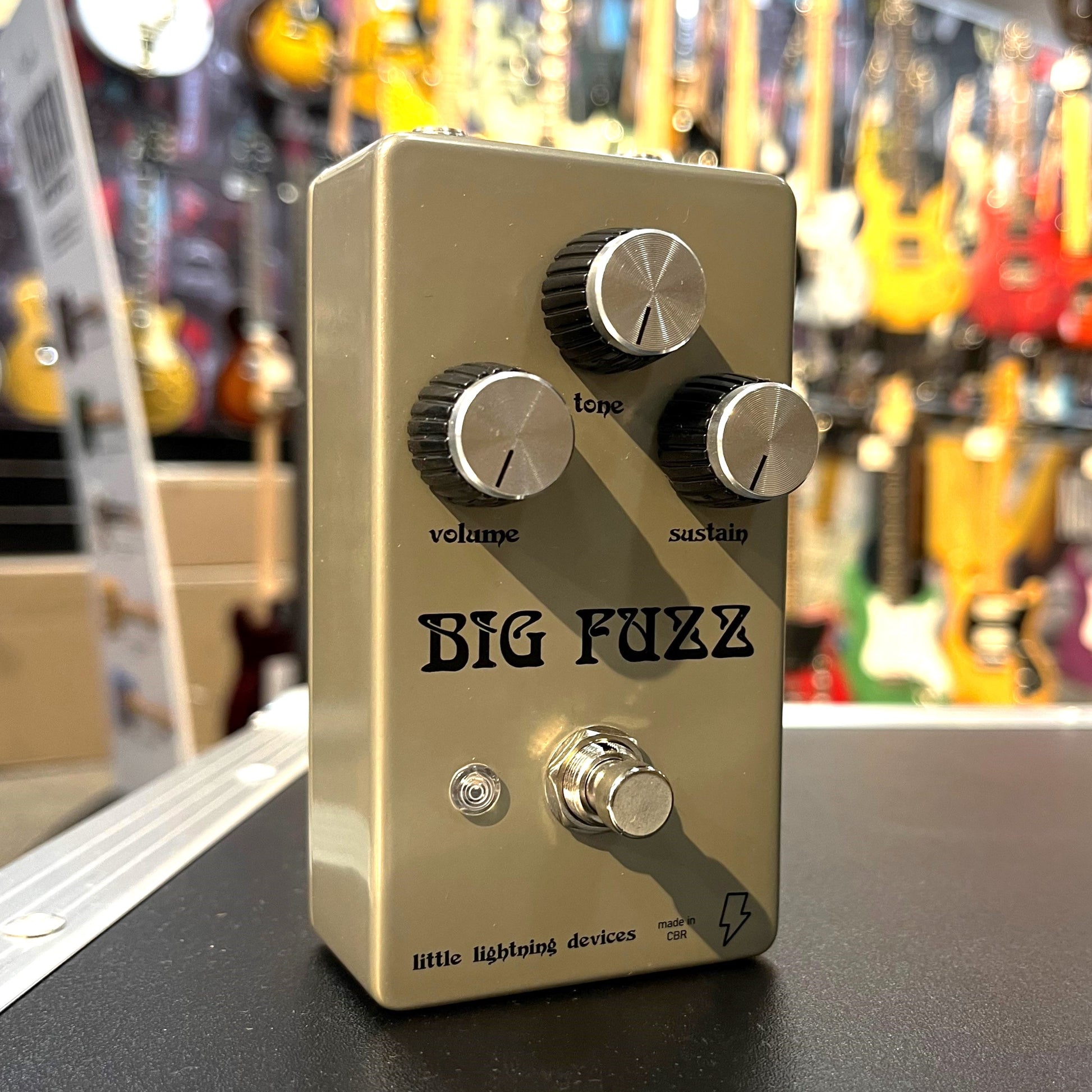 Little Lightning Devices BIG FUZZ Pedal - Violet Era Logo