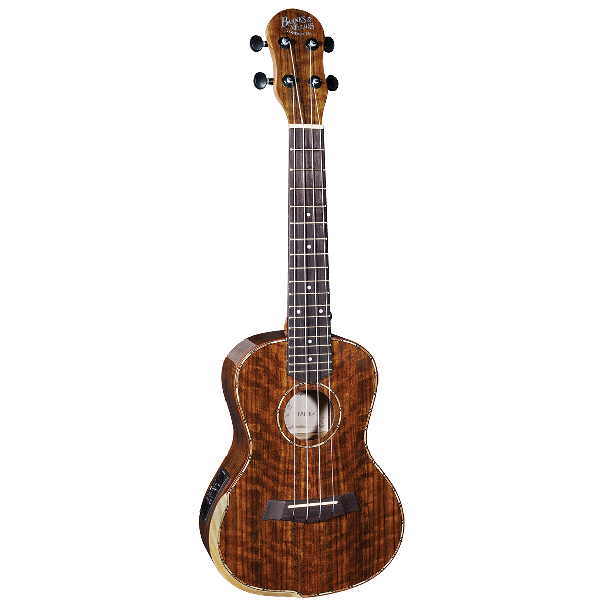 Barnes & Mullins BMUK5CE Concert Ukulele w/Pickup - Walnut