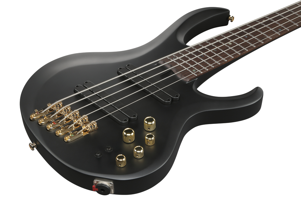 Ibanez BTB605LM Electric Bass - Black Flat