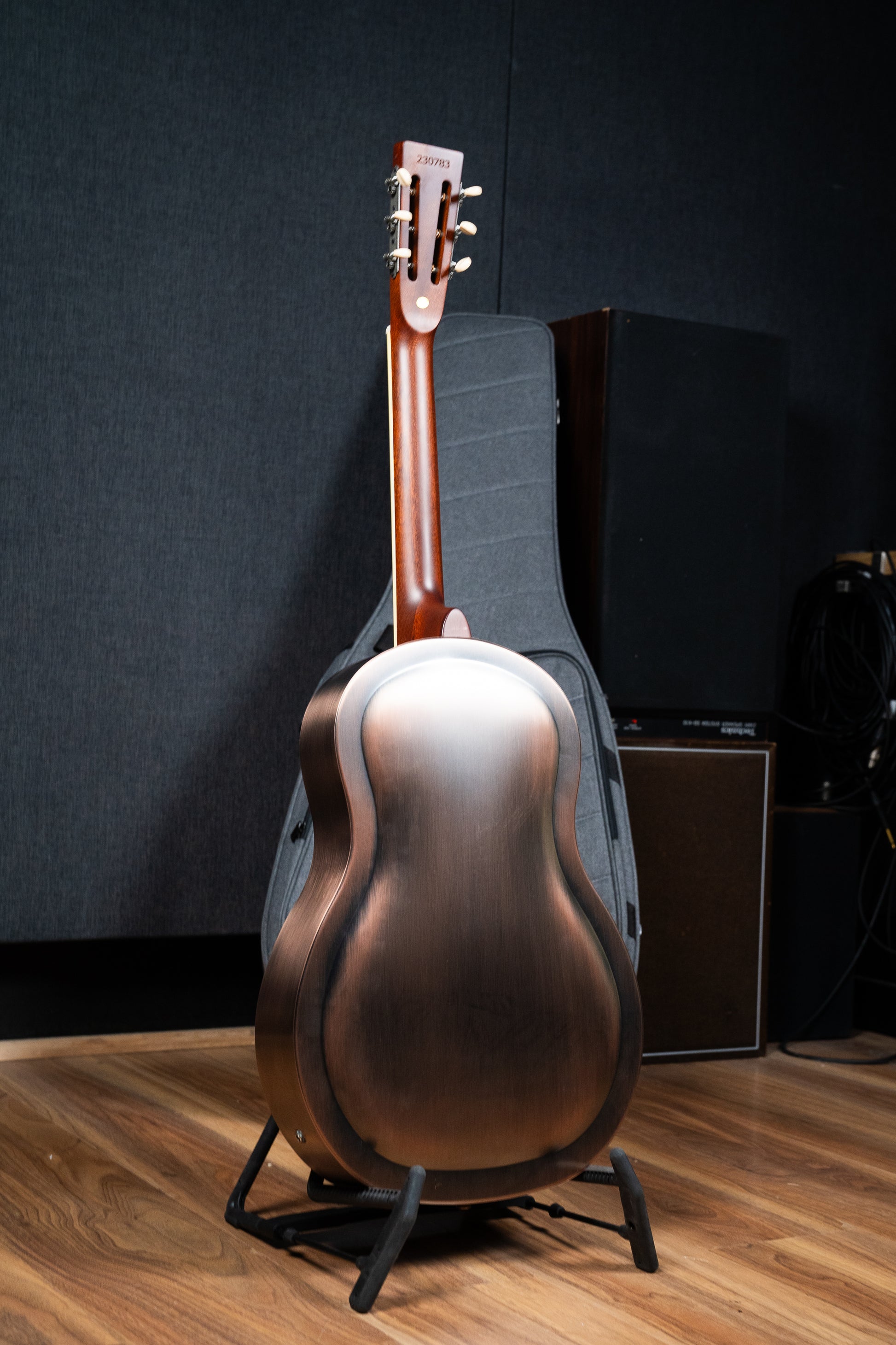 Bourbon Street Copper Tricone Resonator w/Pickup + Case - Pre-Owned