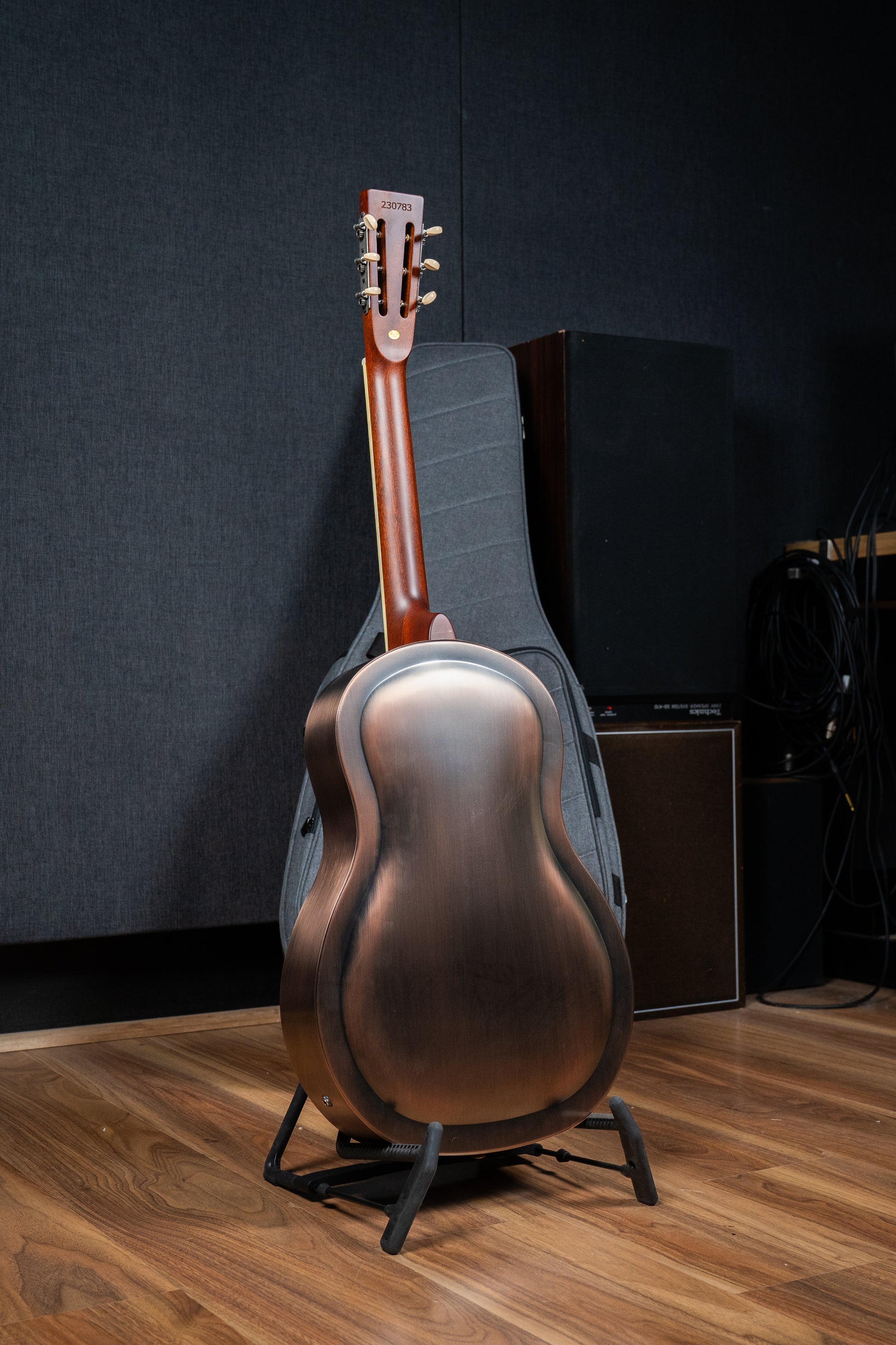 Bourbon Street Copper Tricone Resonator w/Pickup + Case - Pre-Owned