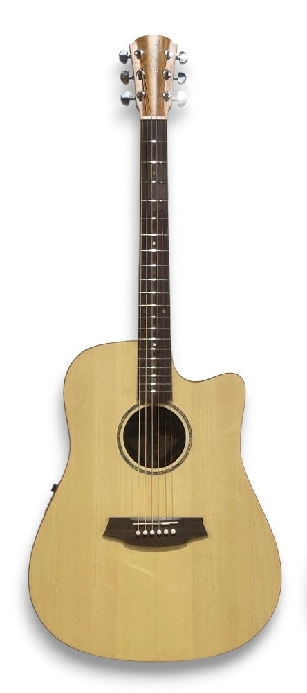 Cole Clark CCSFL1EC-SR Studio Dreadnought Acoustic Electric Guitar - Spruce / Rosewood
