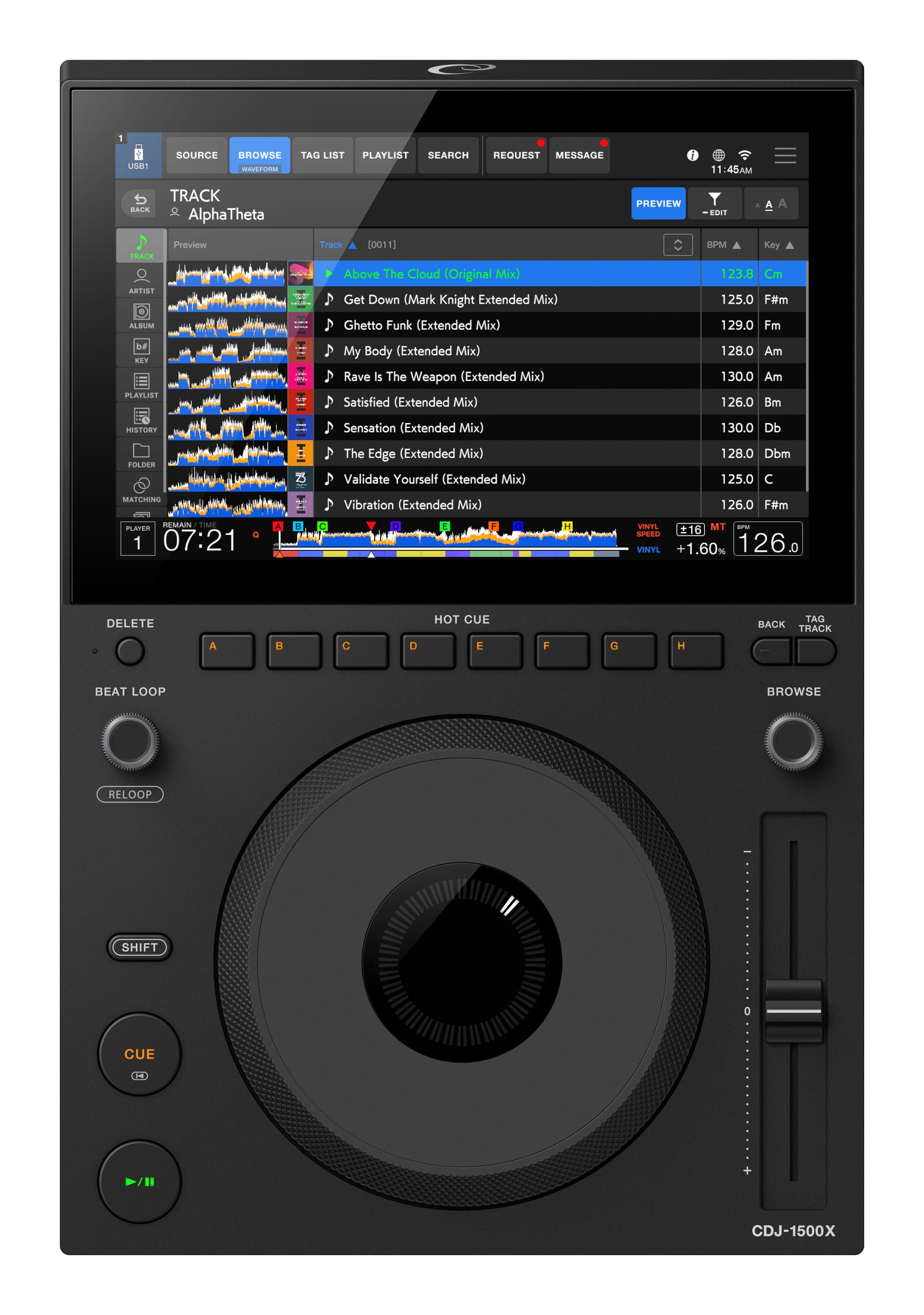 AlphaTheta CDJ-1500X DJ Multi Player
