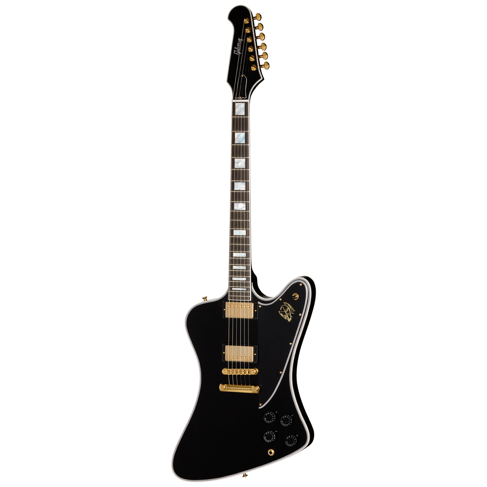 Gibson Firebird Custom With Bound Head Veneer - Ebony