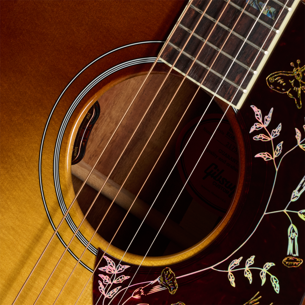 Gibson Hummingbird Elegant Koa - Honey Burst
