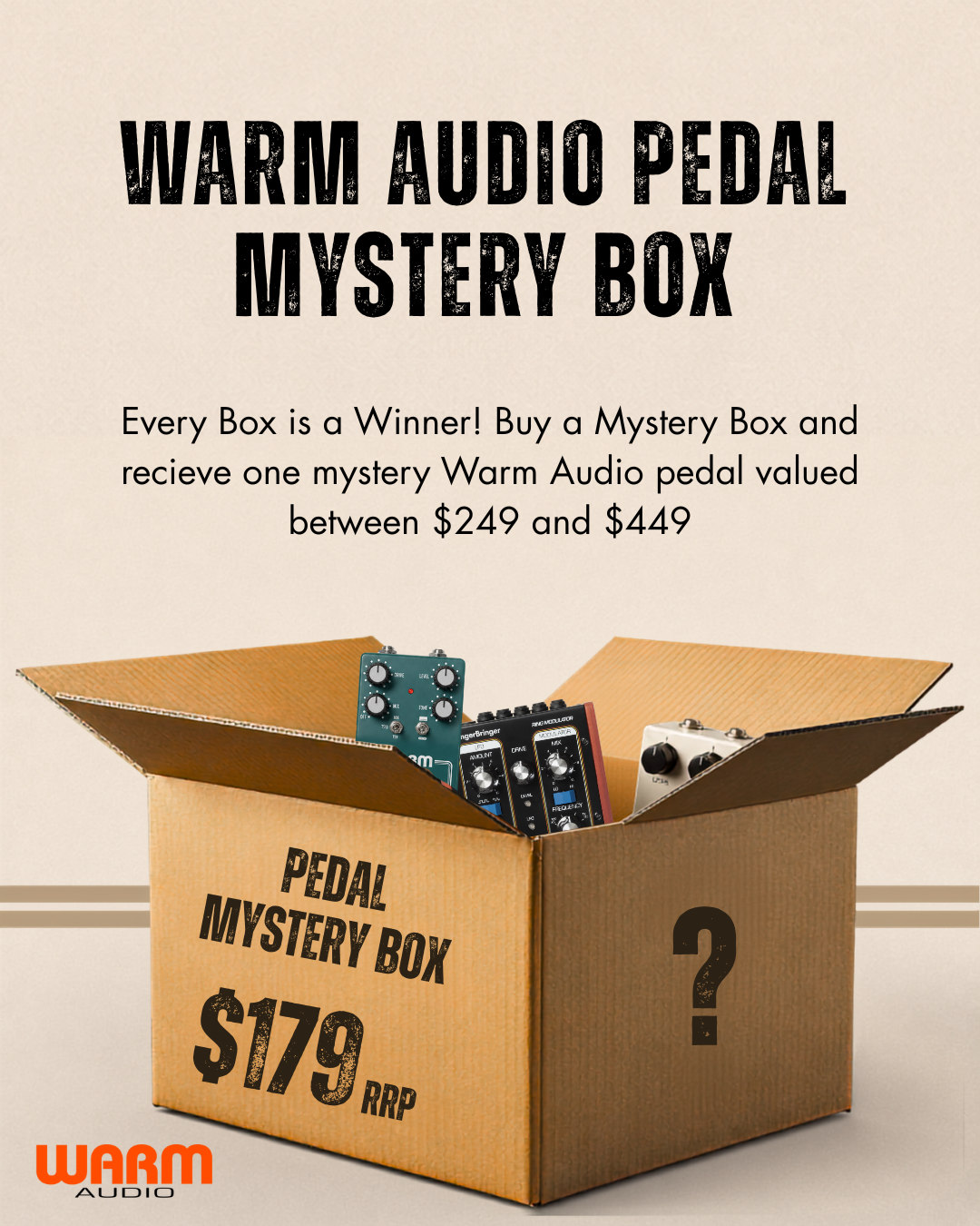 Warm Audio Mystery Box Pedal (Limited)