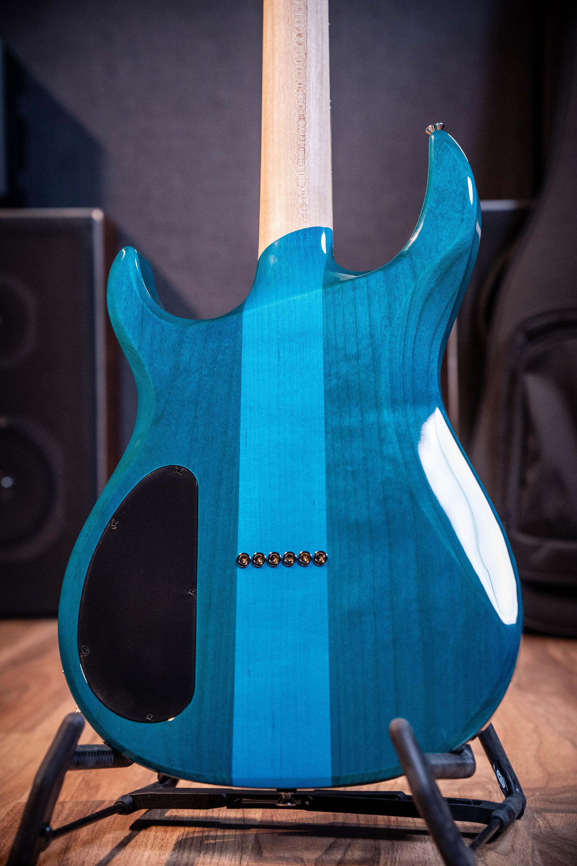 Kiesel Custom USA DC127 Electric Guitar w/Original Bag - Trans Blue - Pre-Owned (Signed by Mark Kiesel)