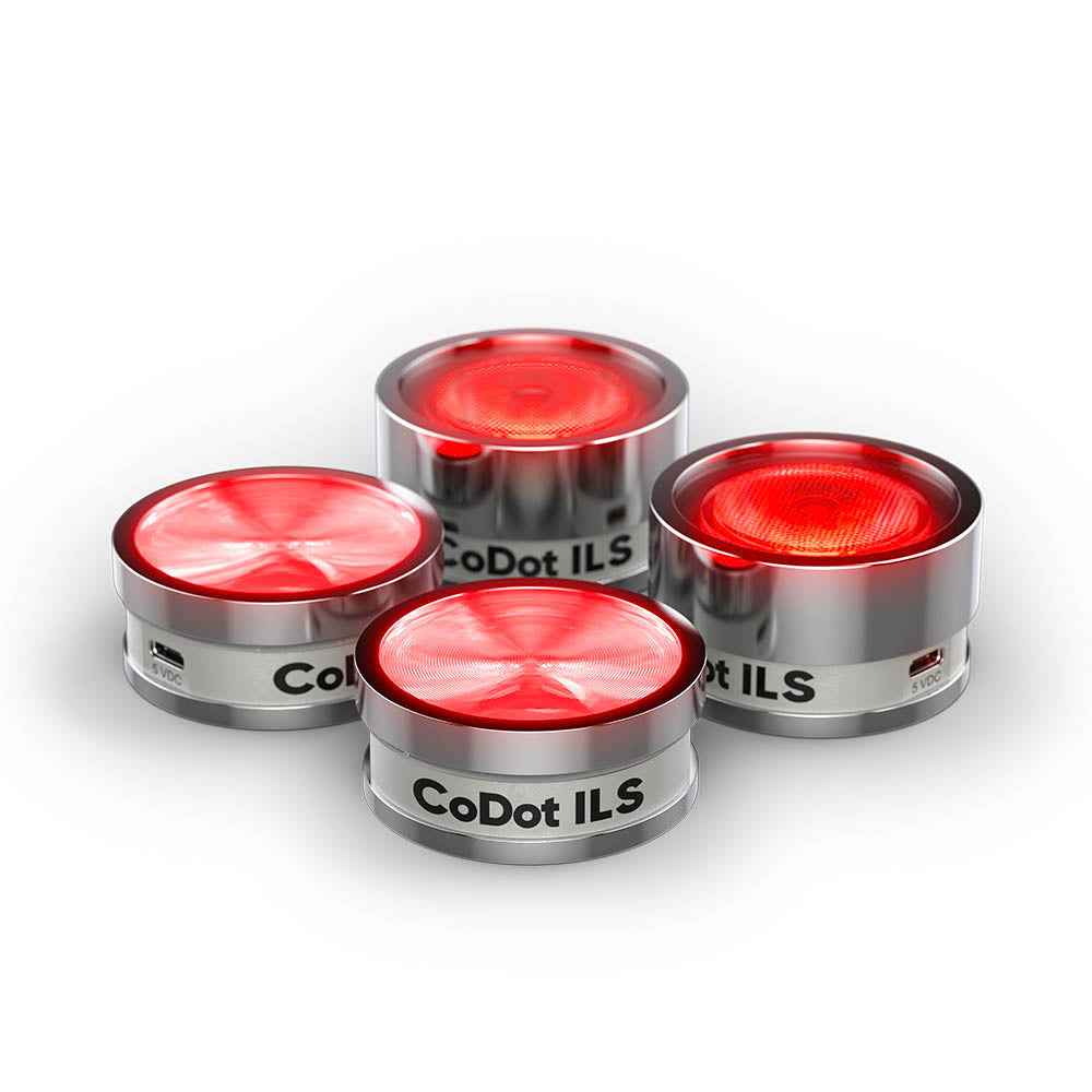 Chauvet DJ CoDot ILS – Compact LED Puck 1x8W RGBW (4-Pack with Case)