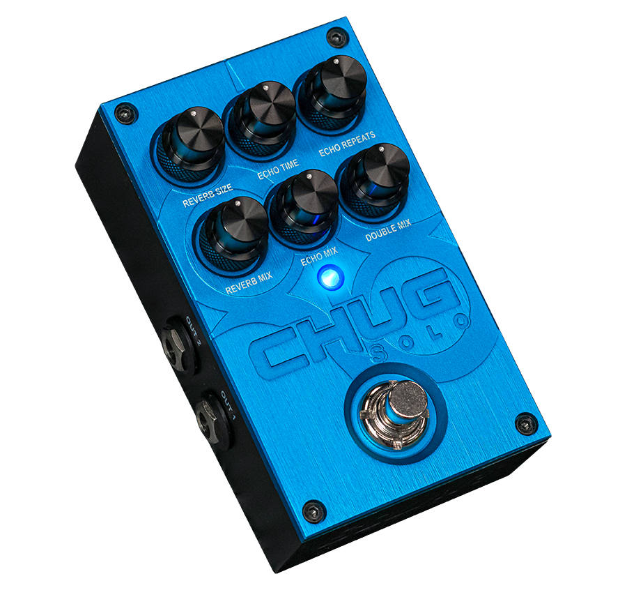 Solar Guitars CHUG SOLO 3-in-1 Doubler / Echo / Reverb Pedal