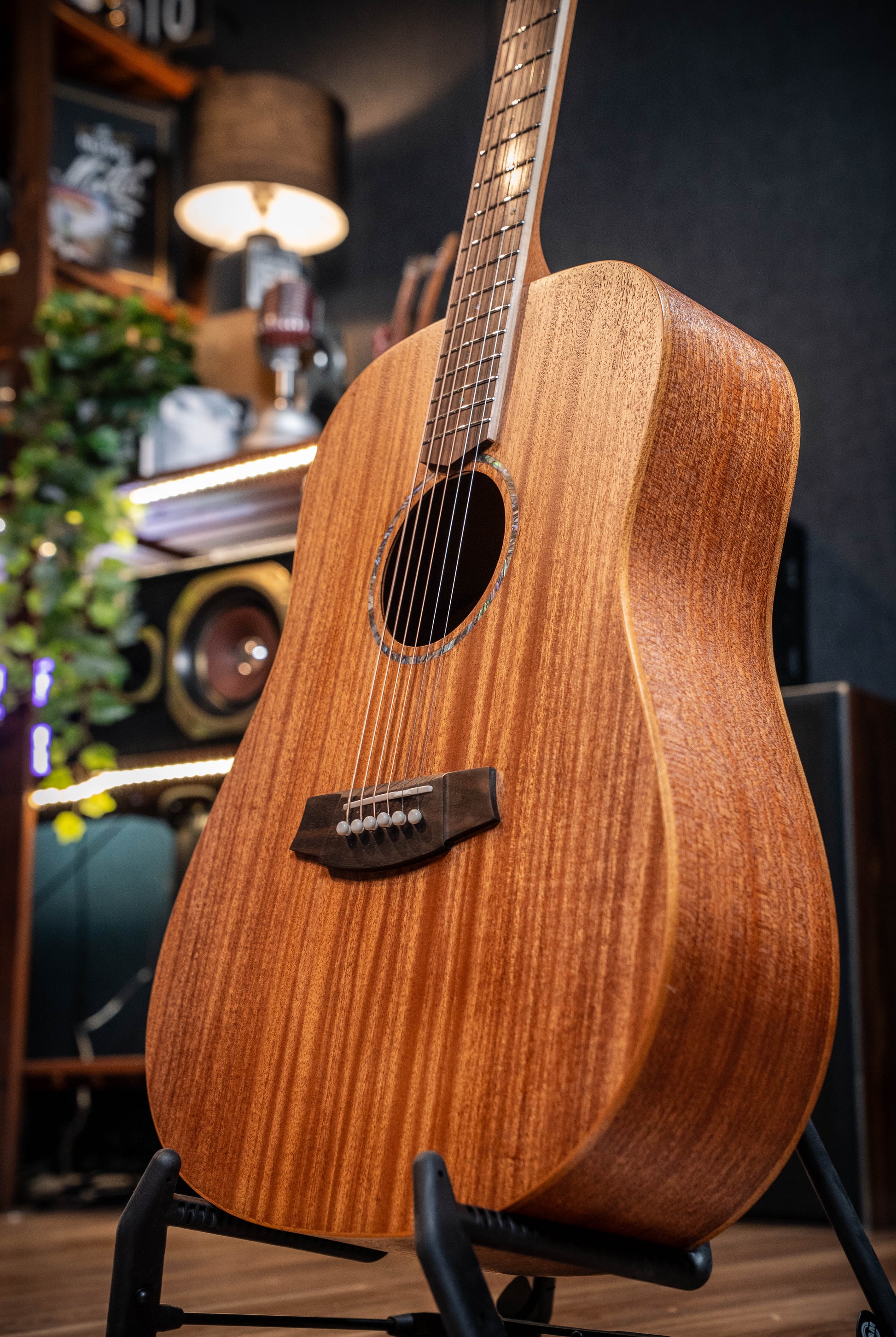 Cole Clark CCSFL1-MMAH Studio Dreadnought Acoustic Guitar - Mahogany