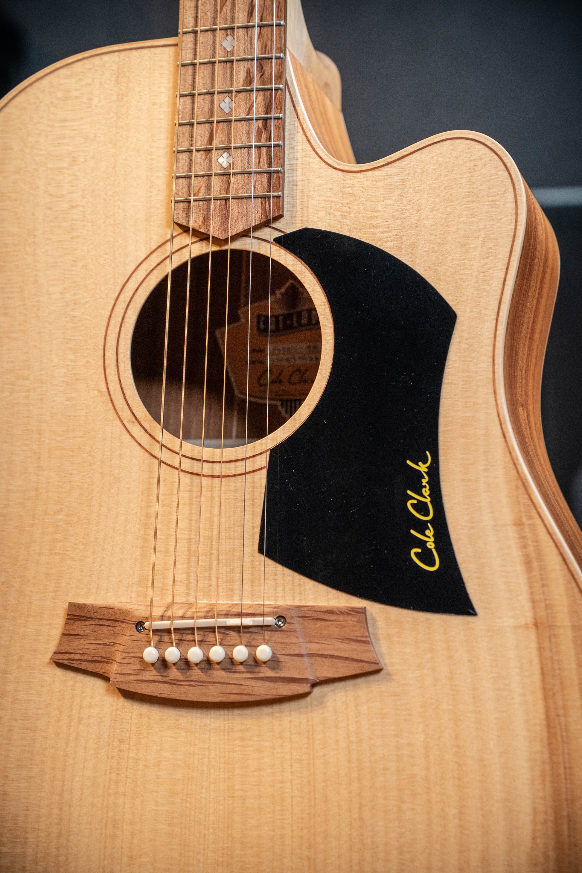 Cole Clark FL2EC-BB Acoustic Guitar w/Case - Pre-Owned
