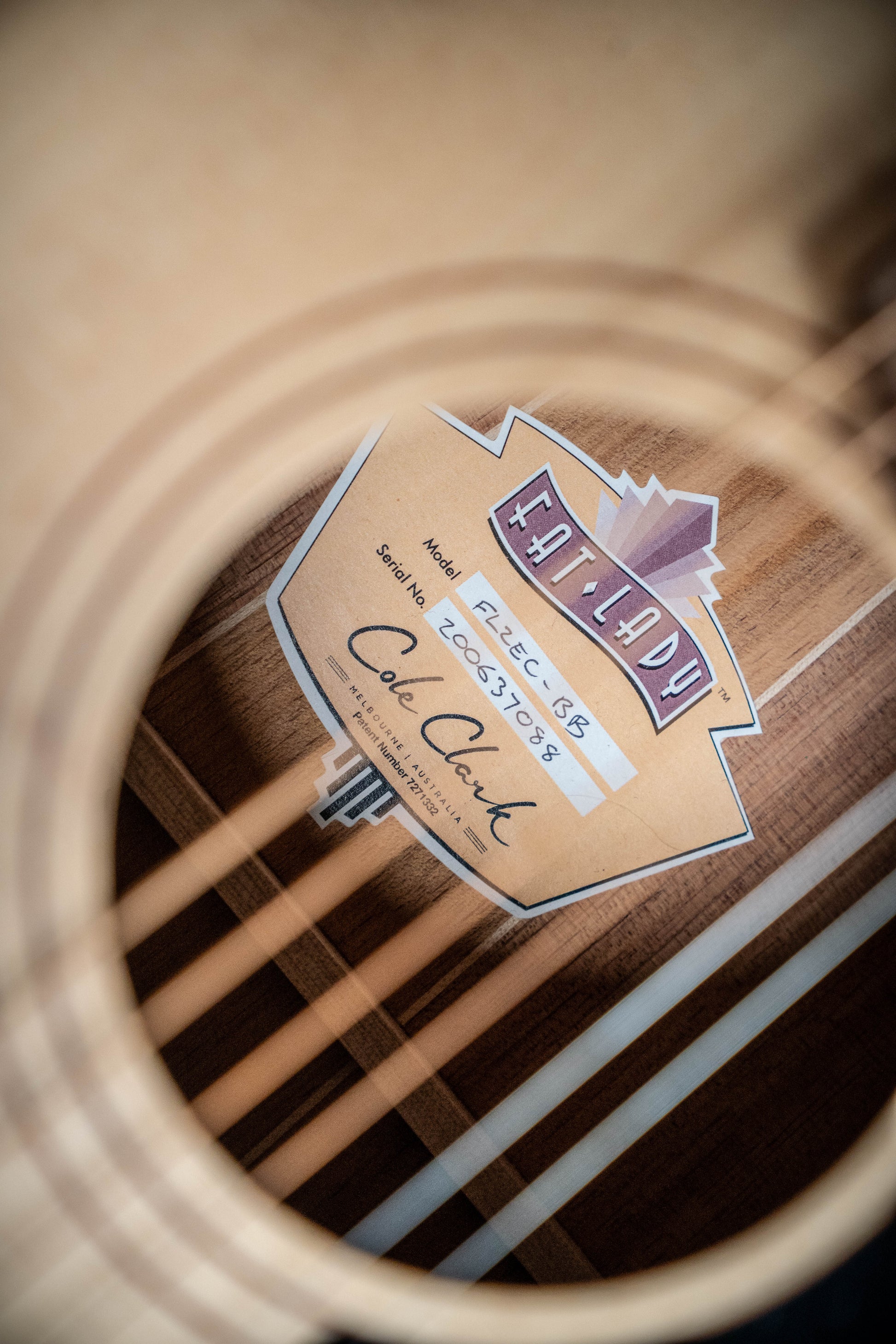 Cole Clark FL2EC-BB Acoustic Guitar w/Case - Pre-Owned