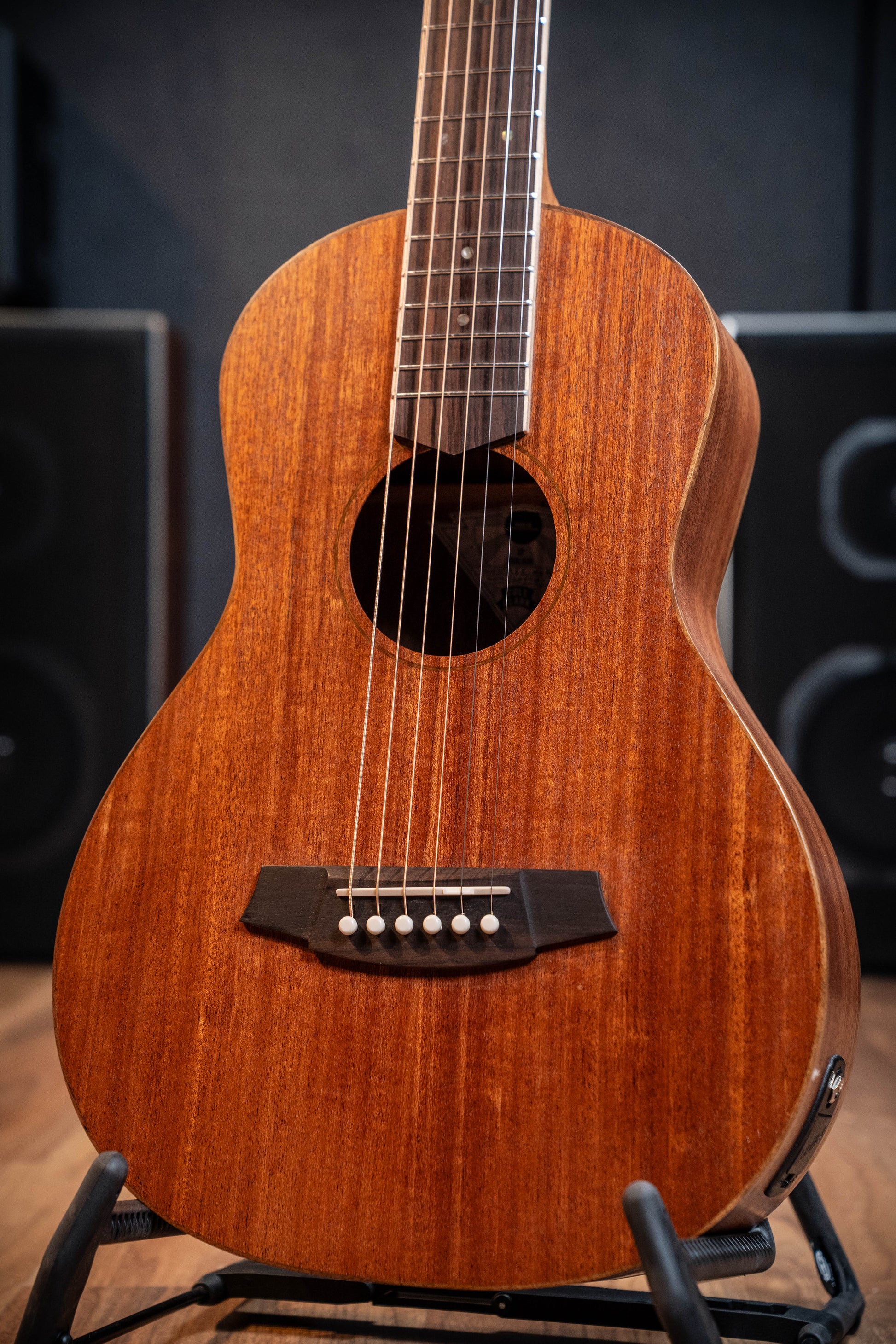 Cole Clark SPM1E-MMAH Studio Parlour 23.5" Scale Mini Acoustic - Mahogany