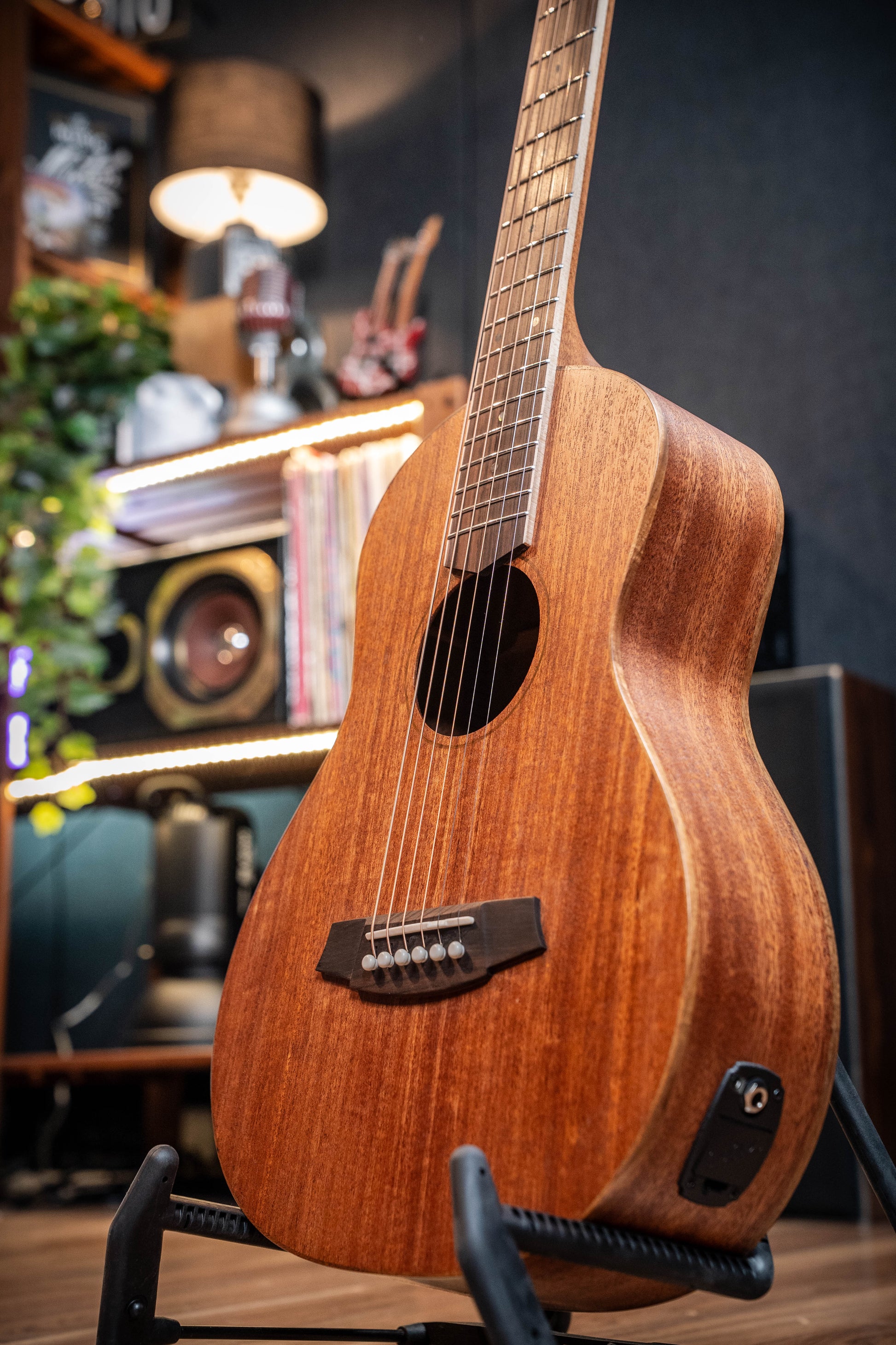 Cole Clark SPM1E-MMAH Studio Parlour 23.5" Scale Mini Acoustic - Mahogany