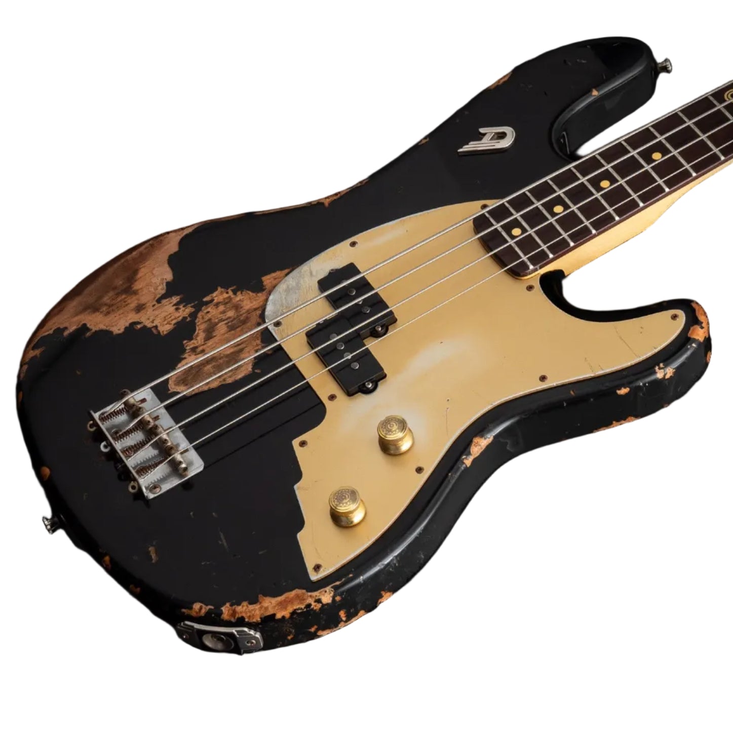 Duesenberg Alliance Series Chris Chaney Bass - Black Distressed Limited