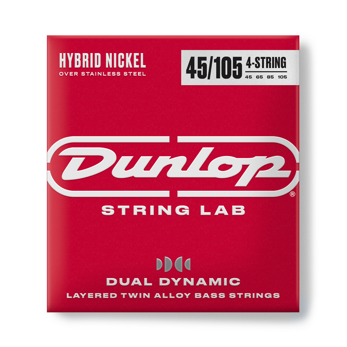 Jim Dunlop Hybrid Nickel Over Stainless Steel Bass Strings - Long Scale 45-105 (Medium)