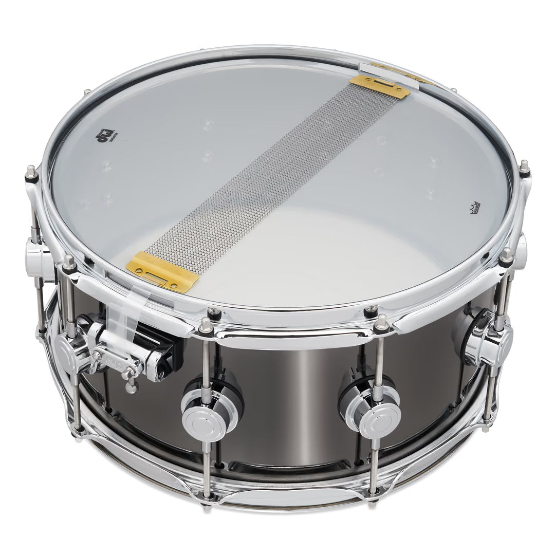 DW Collectors Series 14x6.5" Snare Drum - Black Nickel over Brass w/Chrome HW