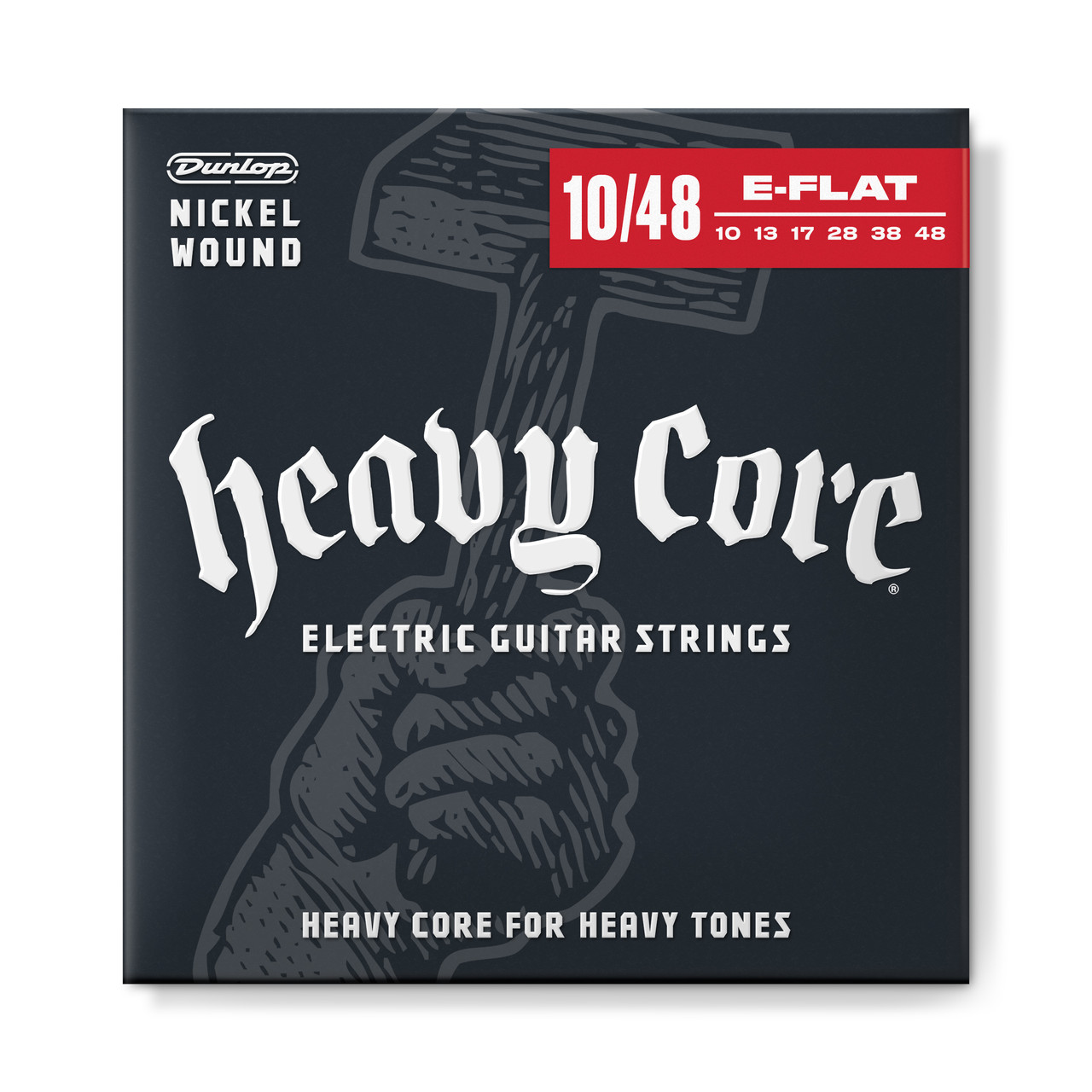 Jim Dunlop Heavy Core Elec Guitar Strings - 10-48