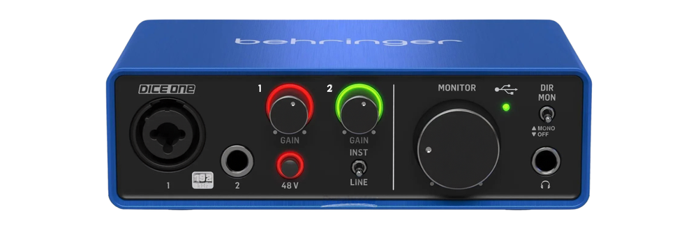 Behringer Dice 1U2 USB Audio Interface