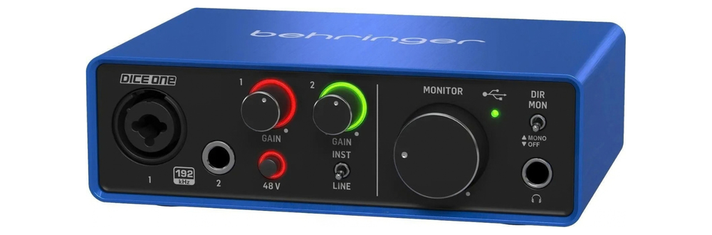 Behringer Dice 1U2 USB Audio Interface
